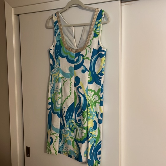 Lilly Pulitzer Janice Shift Dress in Crystal Coast - Picture 3 of 5